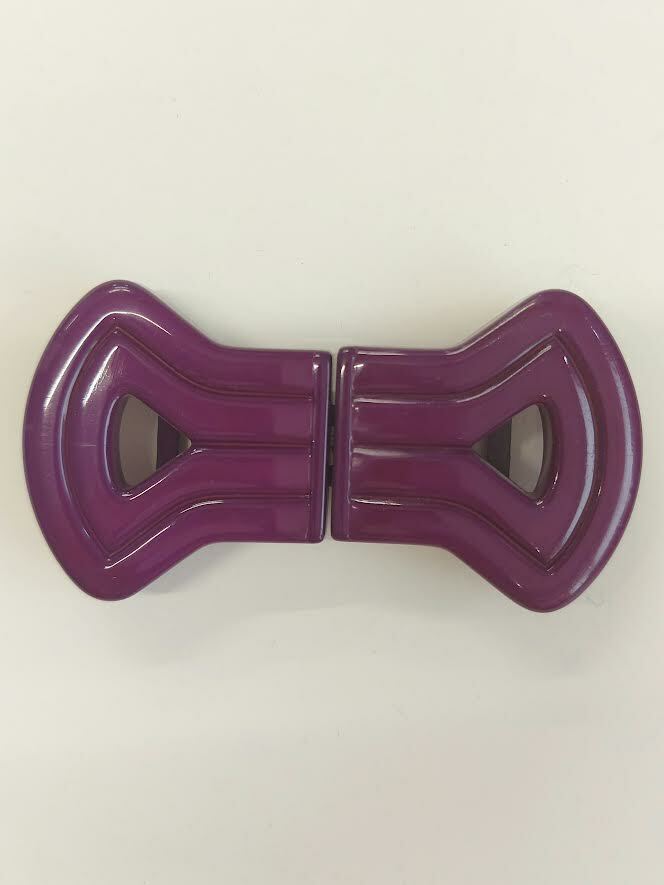 Bikini sluiting 25mm plastic aubergine